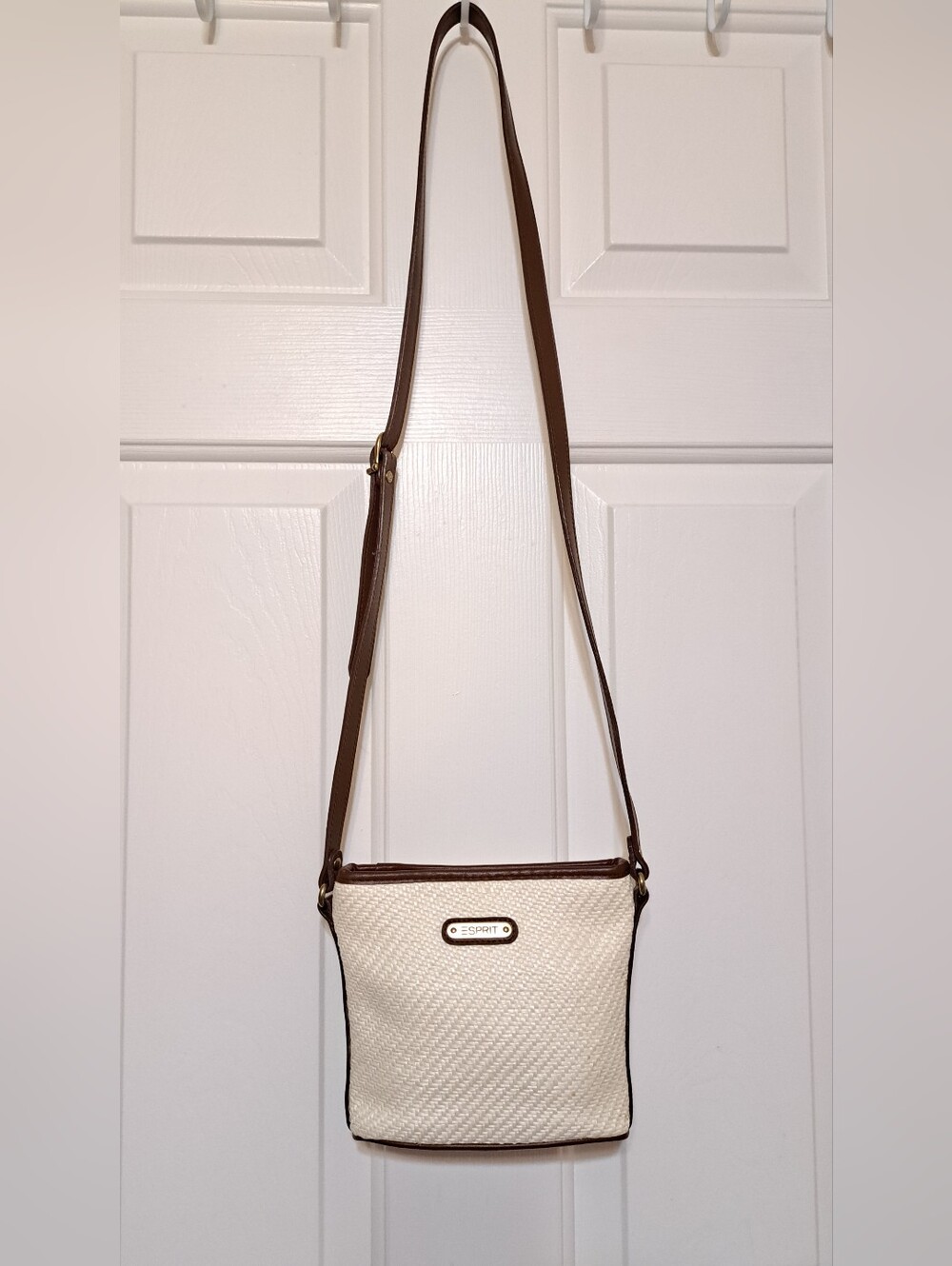 Vintage Esprit Woven Crossbody Bag